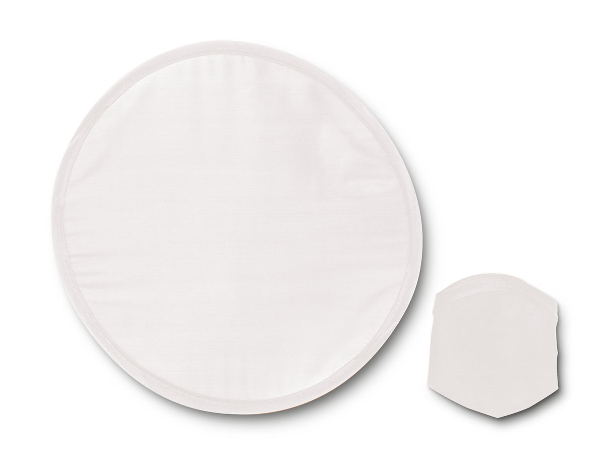 ATRAPA – Foldable frisbee in pouch – White
