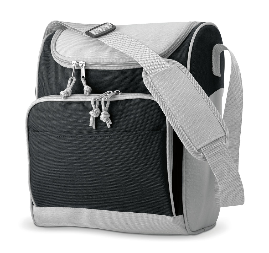 ZIPPER – Cooler bag with front pocket – Black