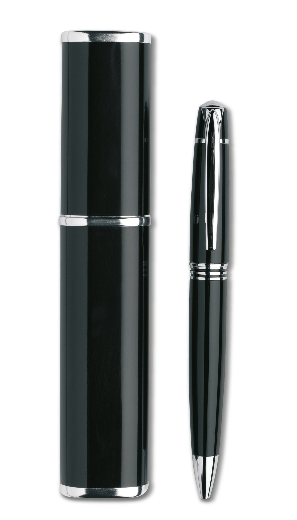 OREGON – Metal twist ball pen – Black