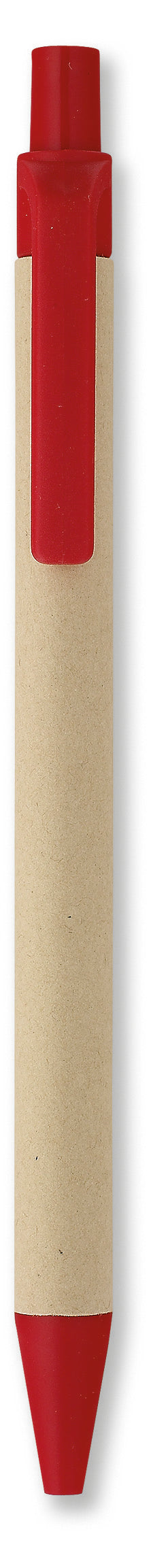 CARTOON – Paper/corn PLA ball pen – Red