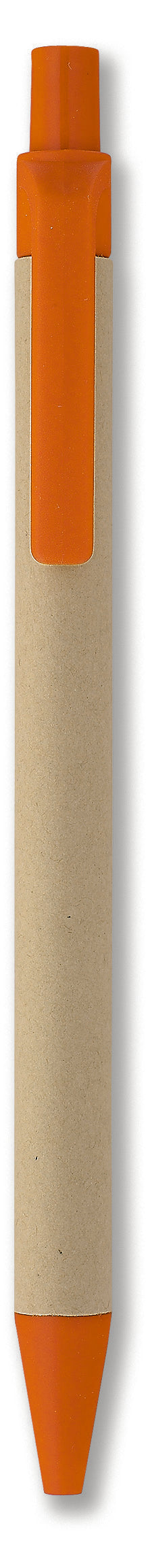 CARTOON – Paper/corn PLA ball pen – Orange
