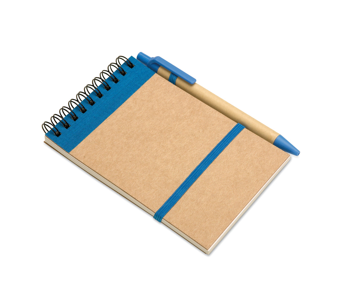 SONORA – A6 recycled notepad with pen – Blue