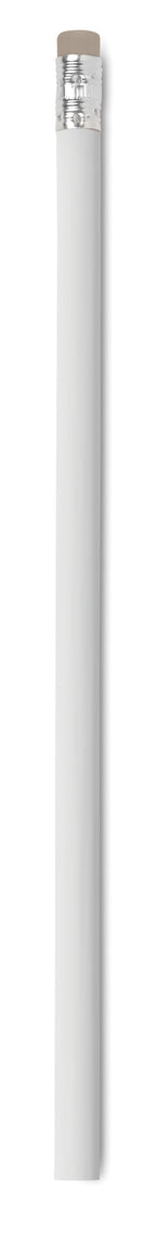STOMP – Pencil with eraser – White