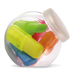 FUN FOR FIVE – 5 highlighters in container – item picture back