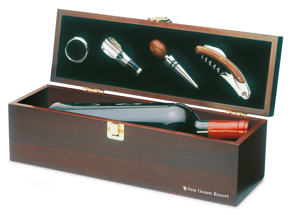 COSTIERES – Wine set in wine box – item picture printed