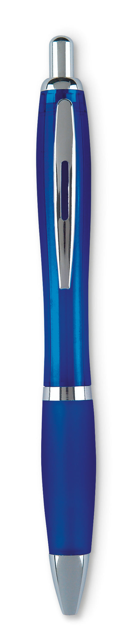 RIOCOLOUR – Push button ball pen – Transparent Blue