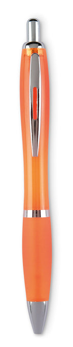 RIOCOLOUR – Push button ball pen – Transparent Orange