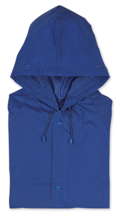 BLADO – PVC raincoat with hood – Blue
