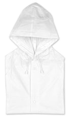 BLADO – PVC raincoat with hood – White