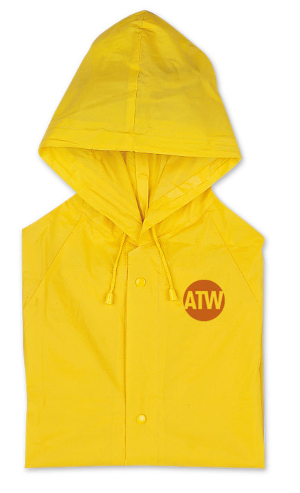 BLADO – PVC raincoat with hood – item picture printed