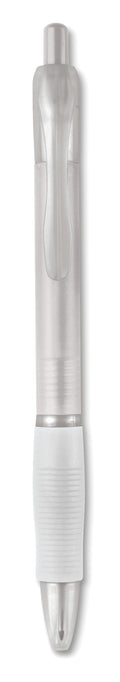 MANORS – Ball pen with rubber grip – Transparent White