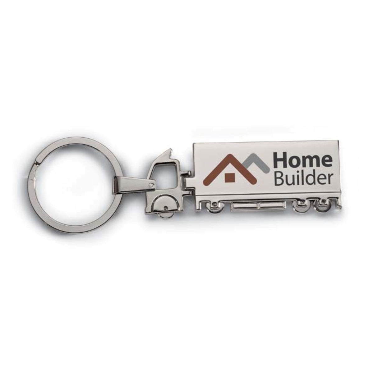 TRUCKY – Truck metal key ring – item picture printed