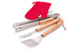 DONAU EAST – BBQ apron with BBQ tools – item picture back