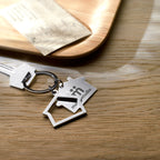 SNIPER – Metal key ring house shape – item picture printed