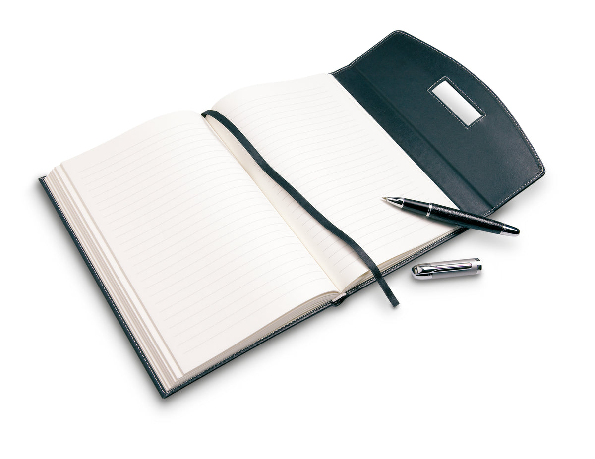 NOVA – A5 notebook portfolio with pen – item picture back
