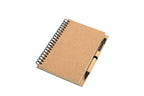 BLOQUERO – B6 Recycled notebook with pen – Beige