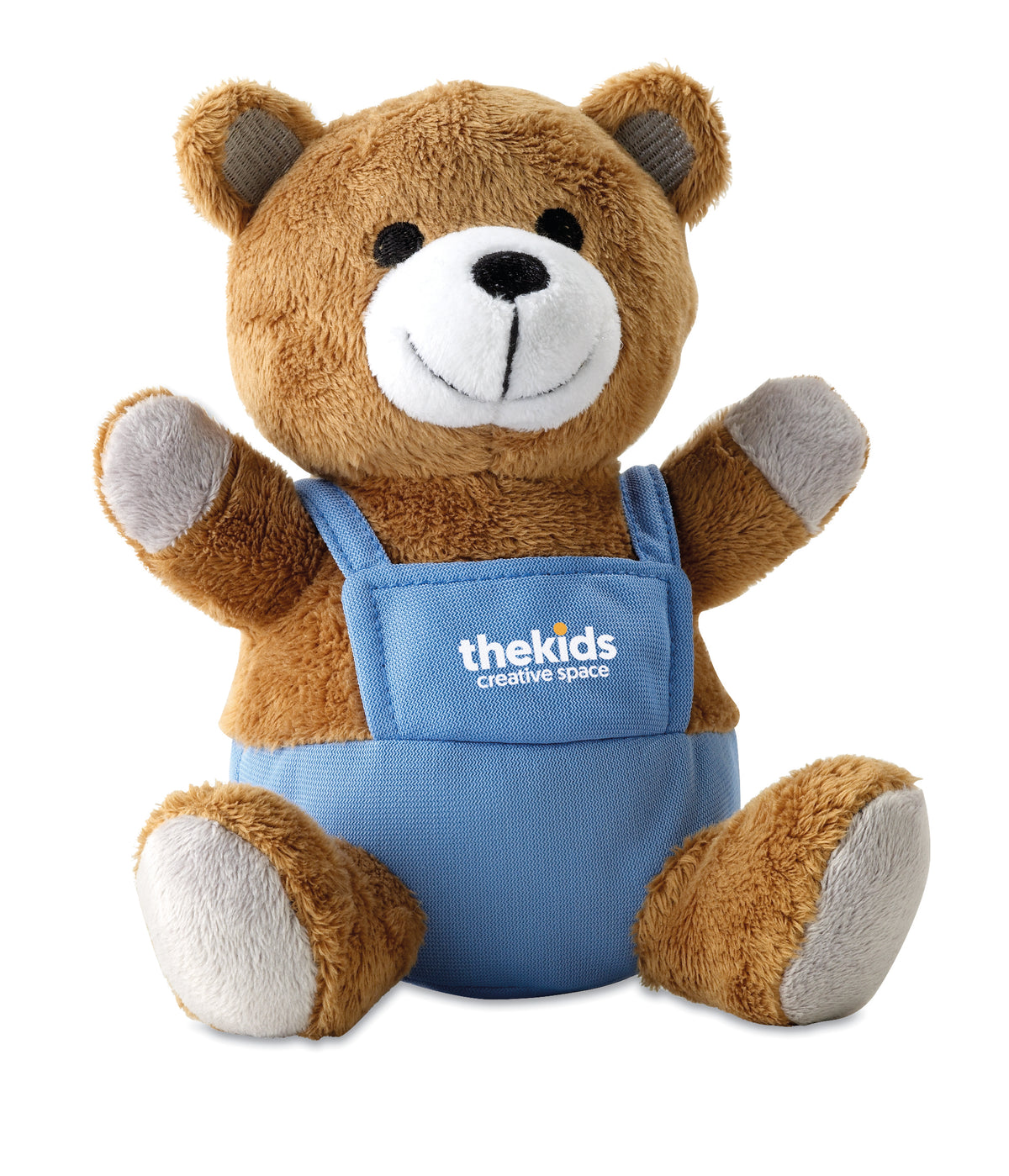 NICO – Bear plush w/ advertising pants – item picture printed