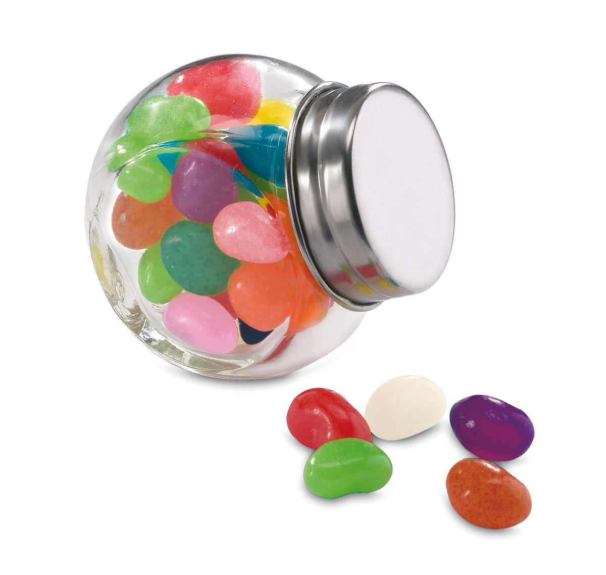 BEANDY – Glass jar with jelly beans – Multicolour