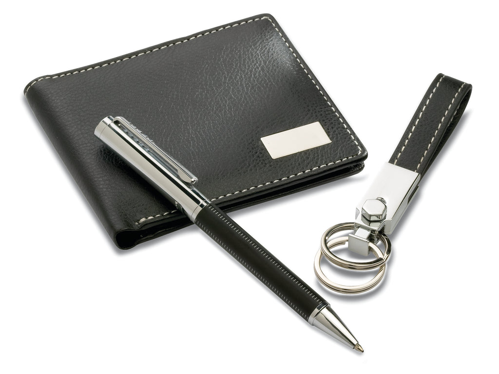 ELEGANCI – Ball pen key ring and wallet – item picture back