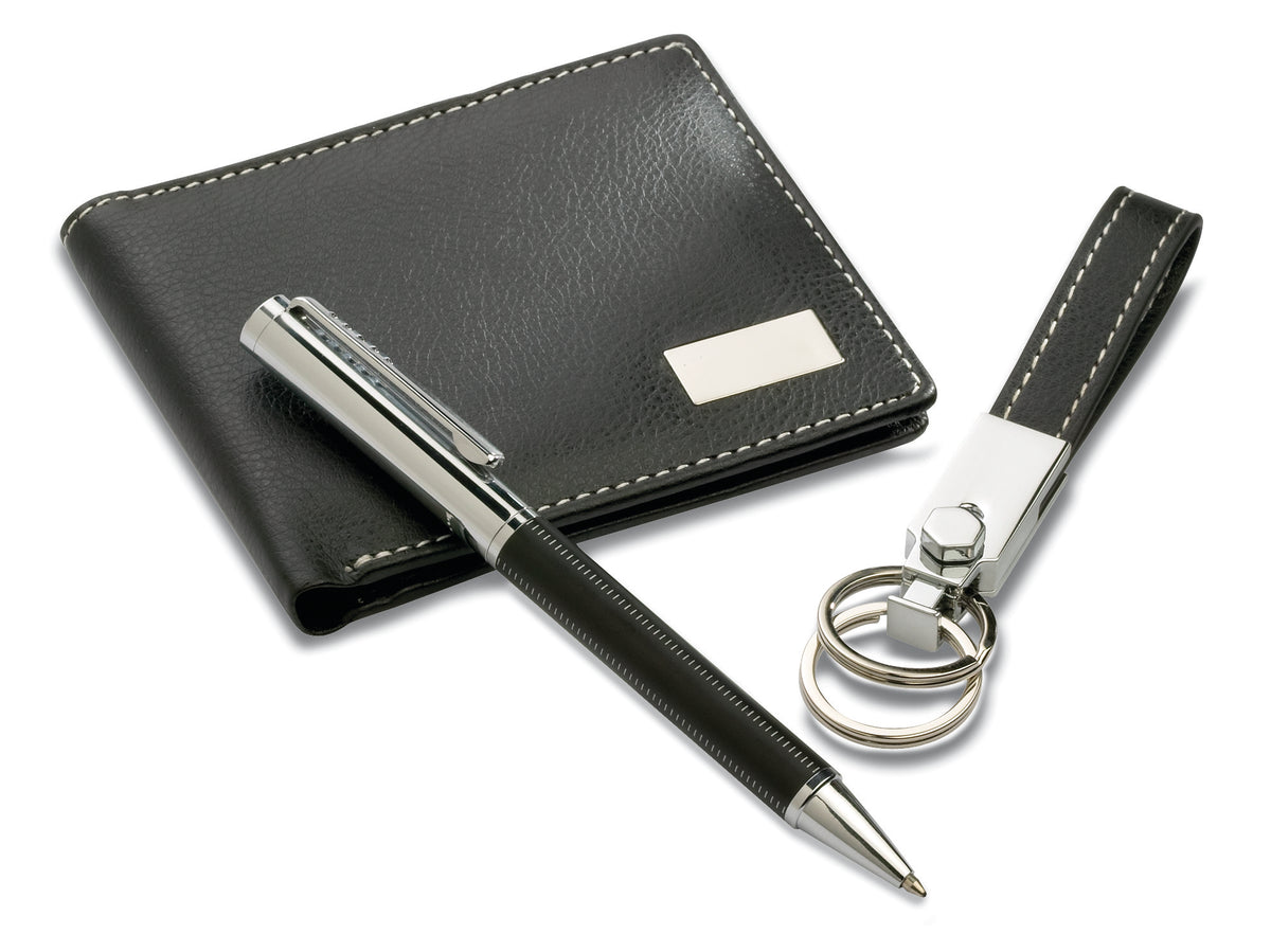 ELEGANCI – Ball pen key ring and wallet – item picture back