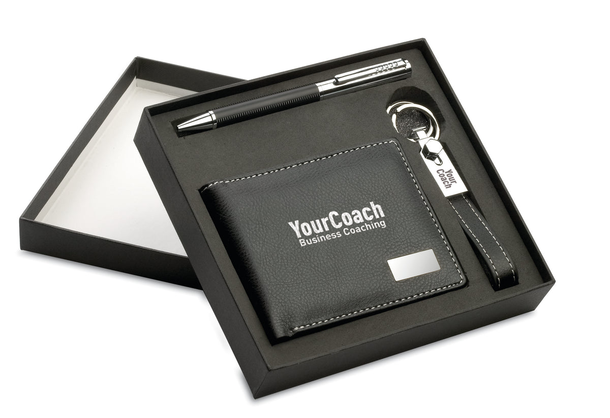 ELEGANCI – Ball pen key ring and wallet – item picture printed