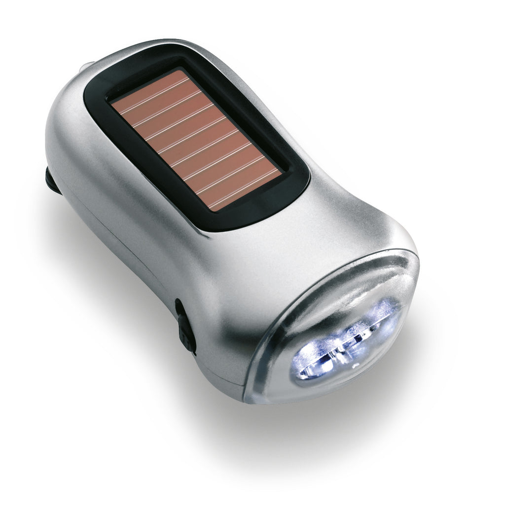 DYNASOL – Dual powered dynamo torch – item picture back