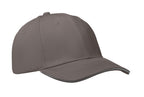BUFFALO – 6 Panel baseball cap 260 gr/m – Dark Grey/Grey