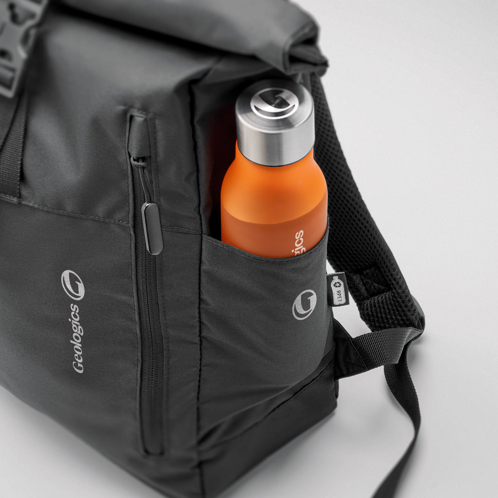 VALLEY ROLLPACK – 300D RPET rolltop backpack – item picture top