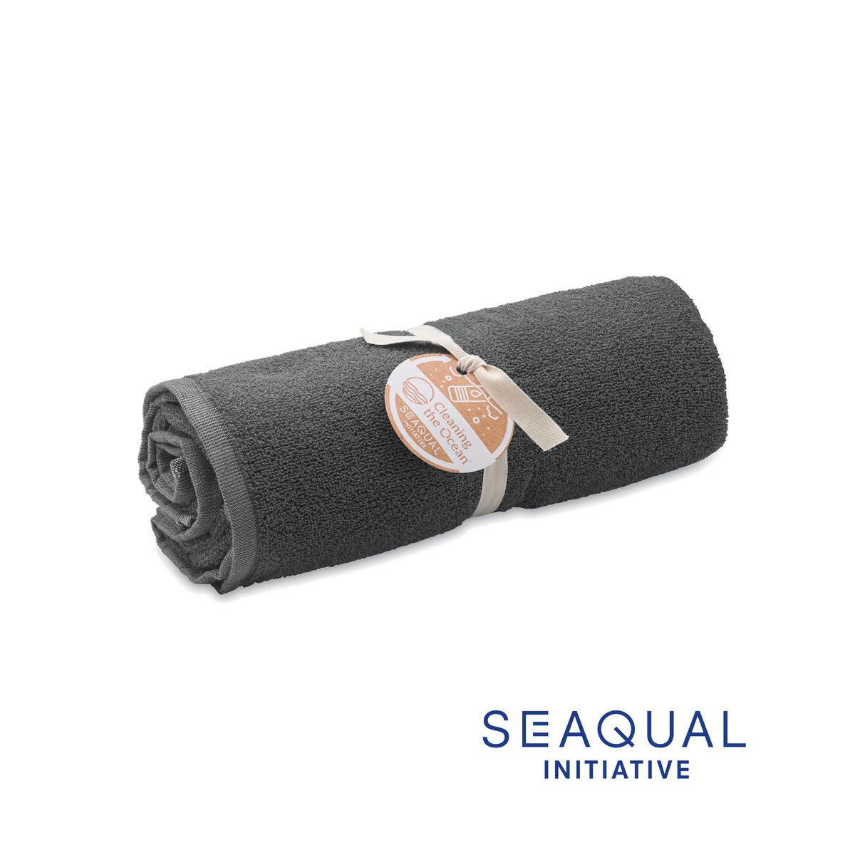 SAND – SEAQUAL® towel 70x140cm – Grey