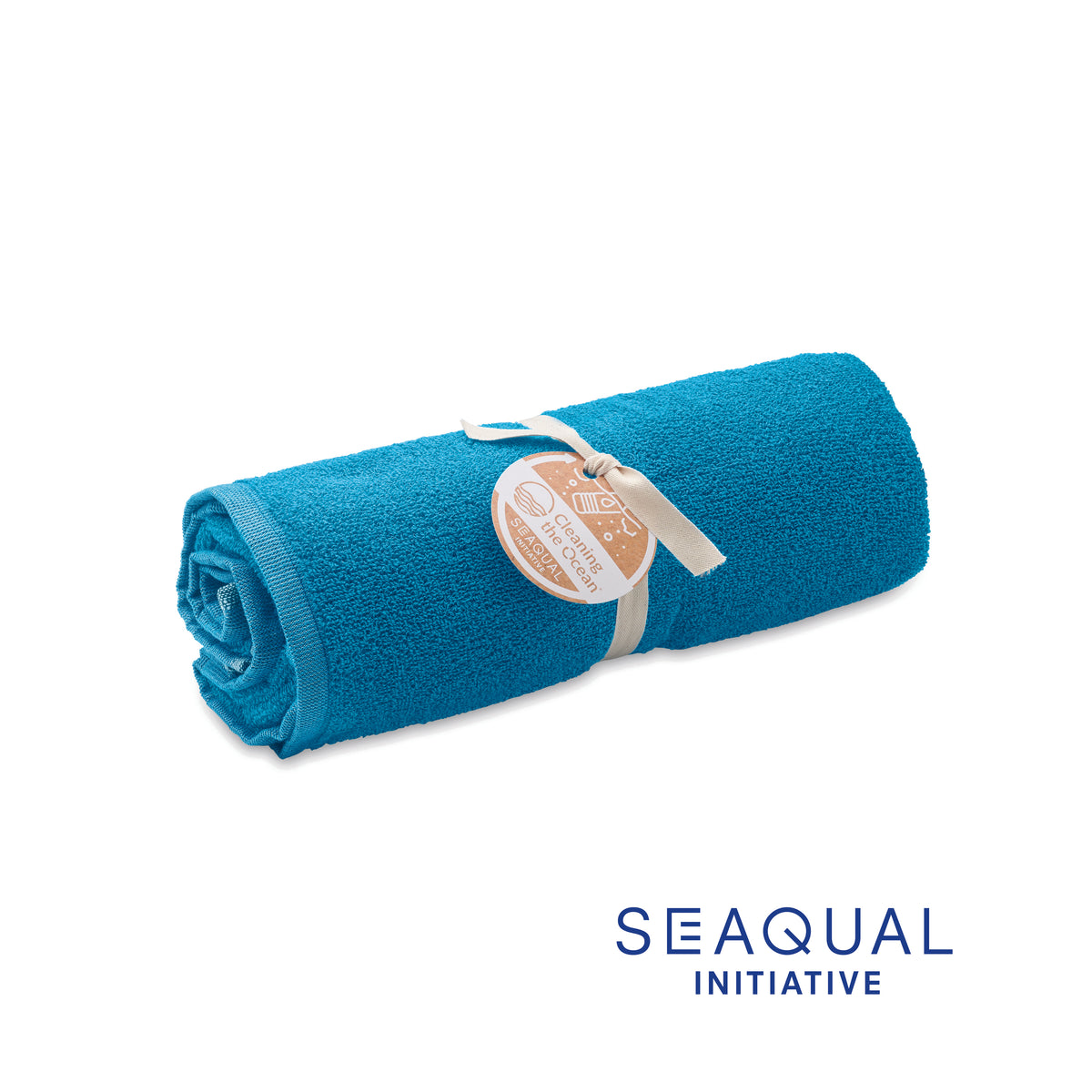 SAND – SEAQUAL® towel 70x140cm – Turquoise