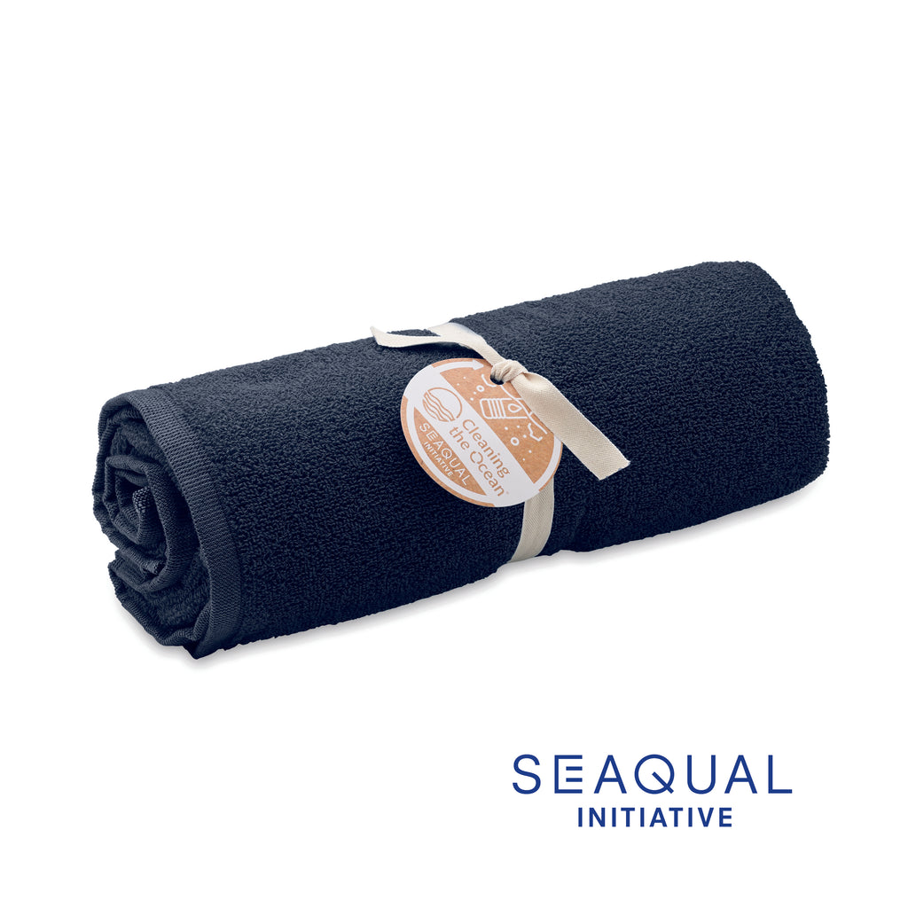 WATER – SEAQUAL® towel 100x170cm – Blue