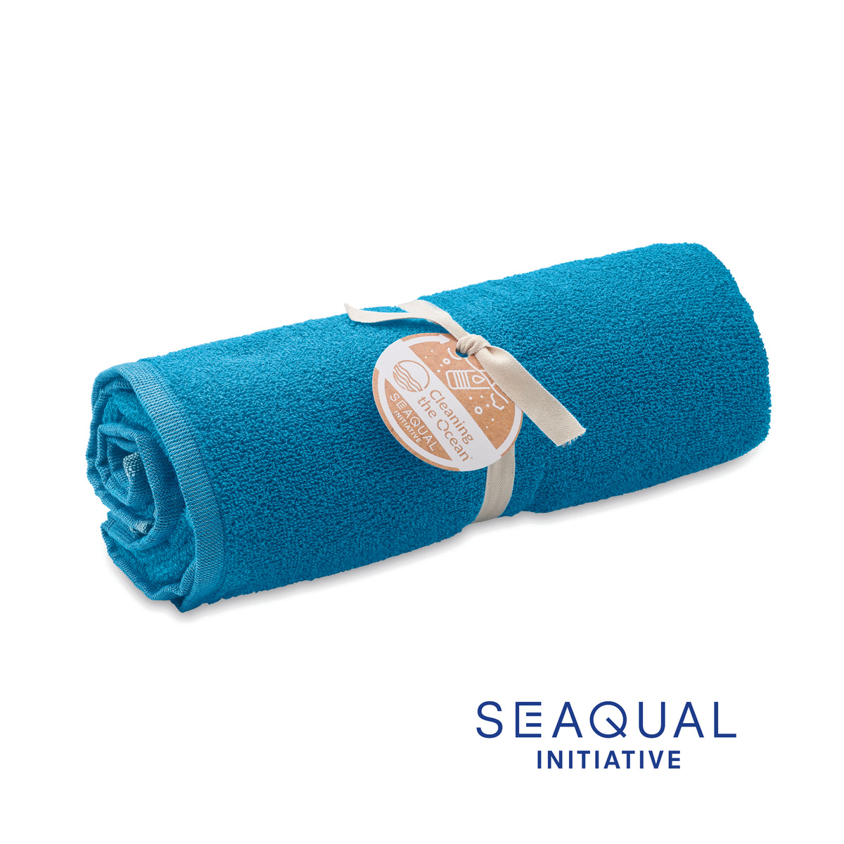 WATER – SEAQUAL® towel 100x170cm – Turquoise