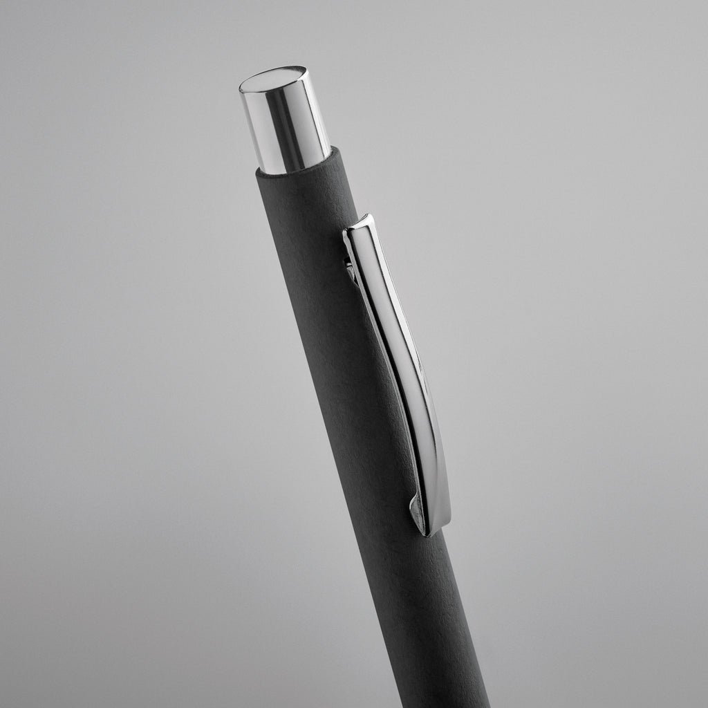 OLYMPIA – Recycled paper push ball pen – item detail picture