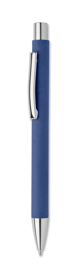 OLYMPIA – Recycled paper push ball pen – Royal Blue