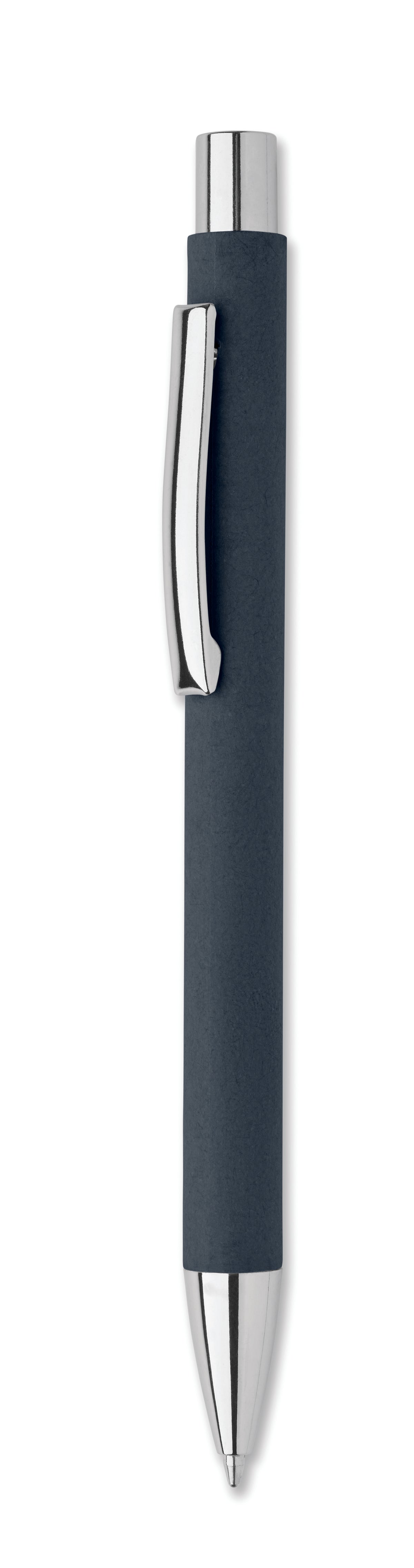 OLYMPIA – Recycled paper push ball pen – French Navy