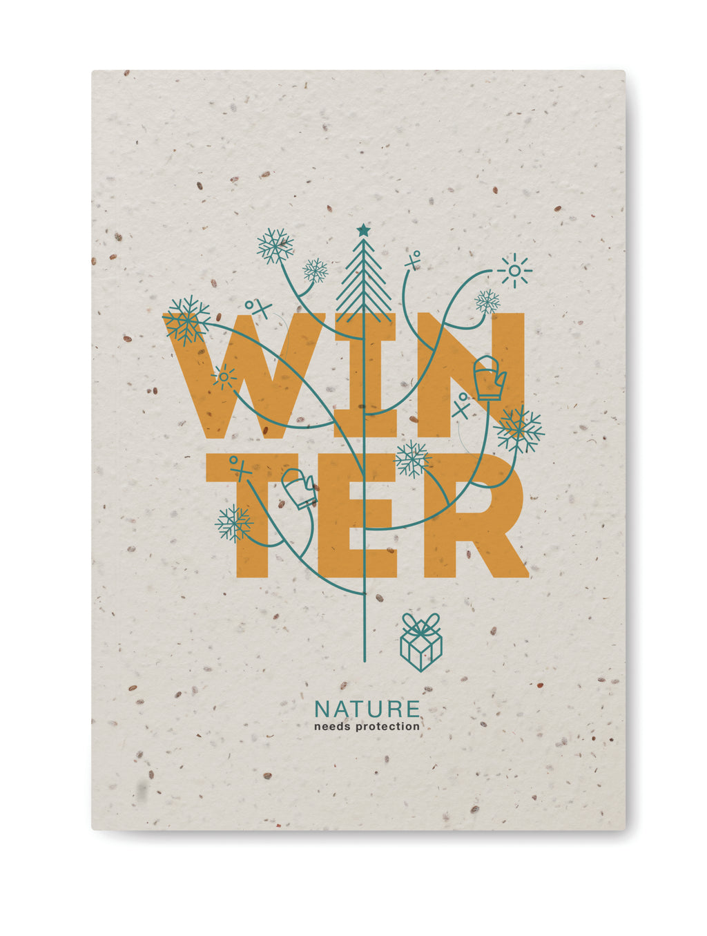 SEED BOOK – A5 seed paper cover notebook – item picture top