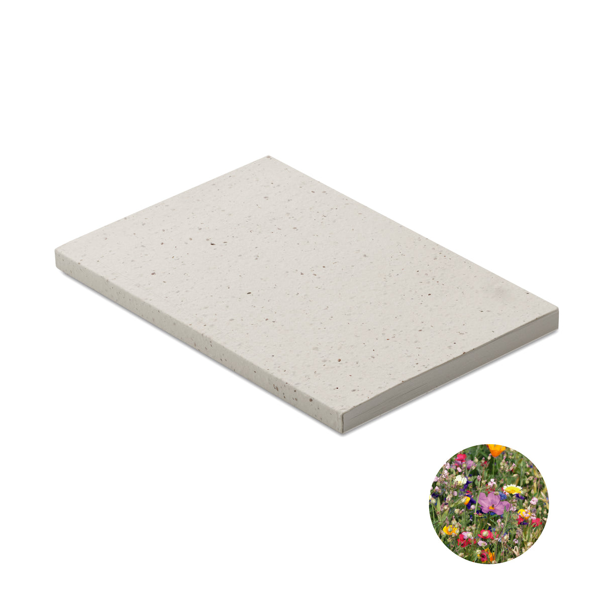 SEED BOOK – A5 seed paper cover notebook – White