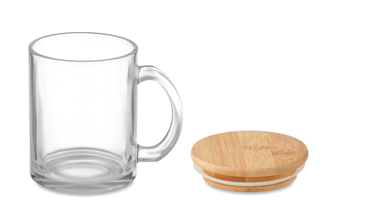 CELESTIAL – Recycled glass mug 300 ml – item picture back