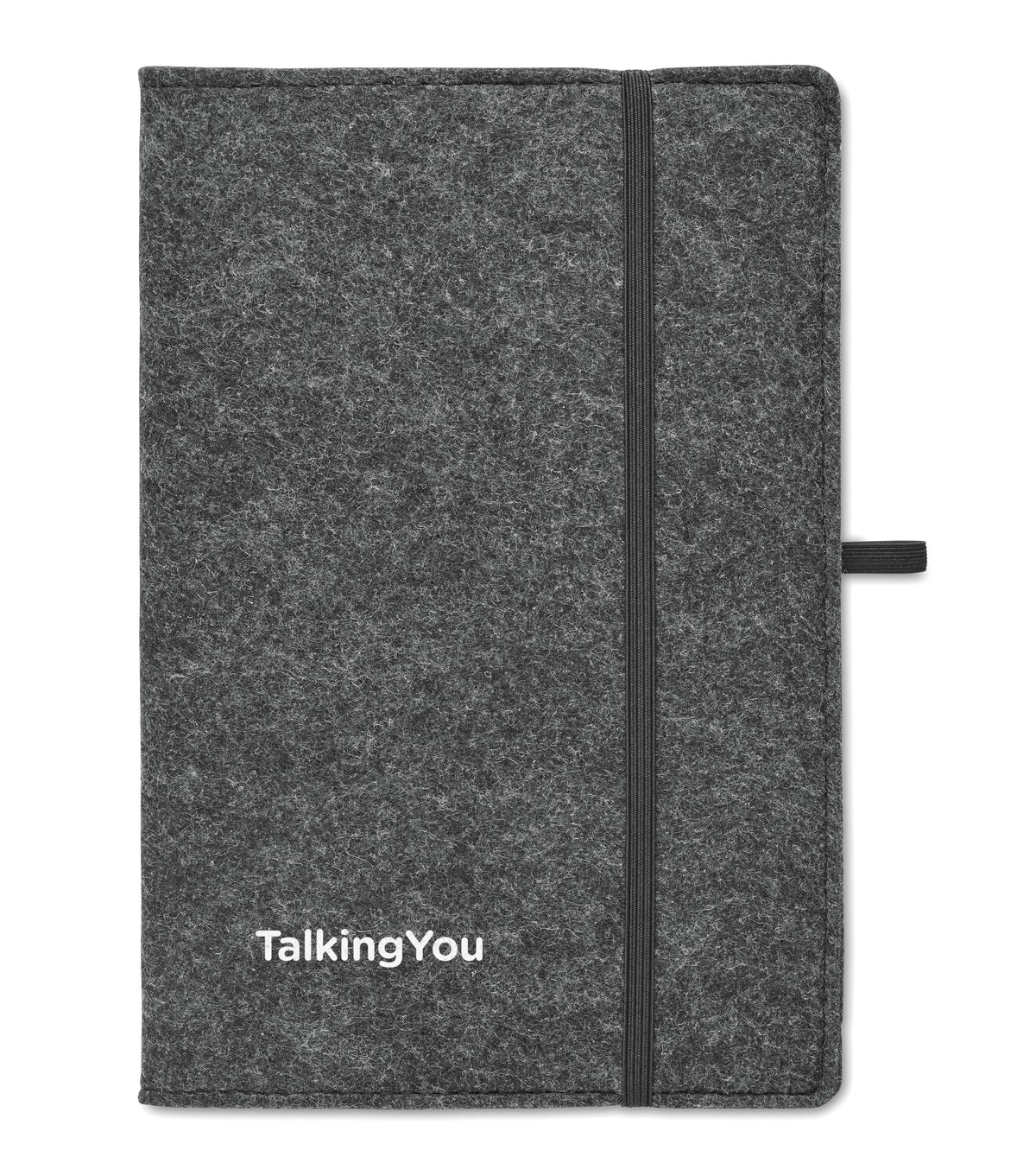 FELTBOOK – A5 notebook RPET felt – item picture top