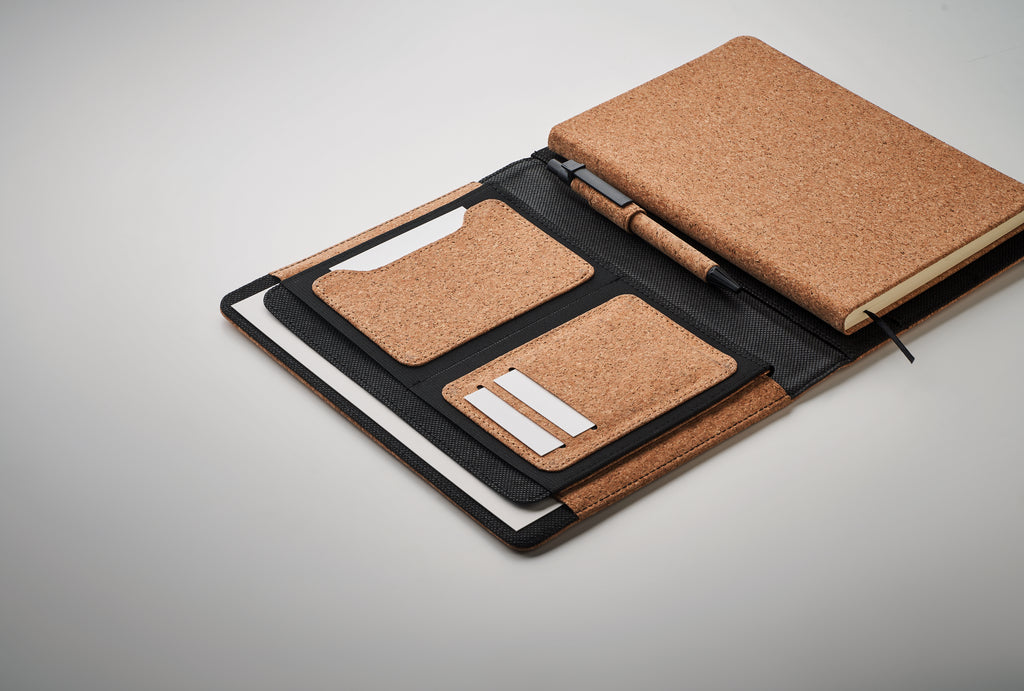 ORIGIN – A5 portfolio in cork – item detail picture