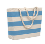HEAVEN STRIPE – Cotton beach bag 220 gr/m² – Baby Blue