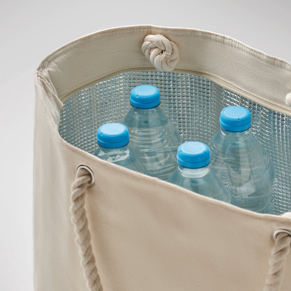 HEAVEN – Beach cooler bag in cotton – item detail picture