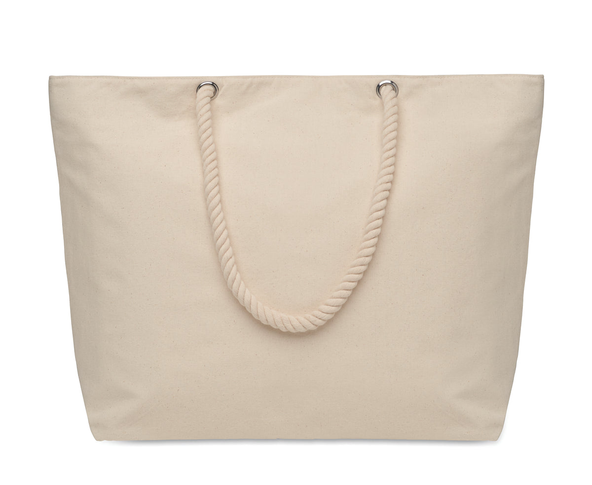 HEAVEN – Beach cooler bag in cotton – item picture open