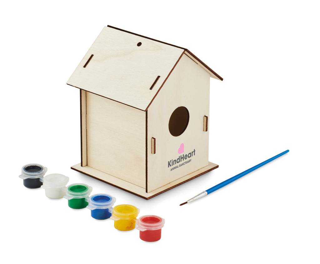 PAINTHOUSE – DIY wooden bird house kit – item picture printed