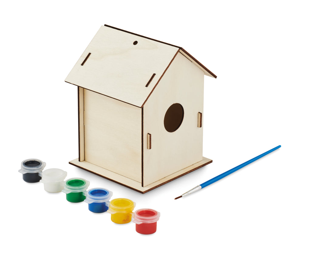 PAINTHOUSE – DIY wooden bird house kit – Wood