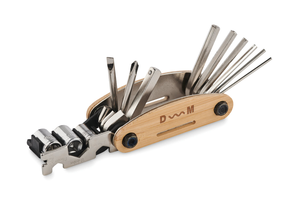 MANO – Multi tool pocket in bamboo – item picture printed