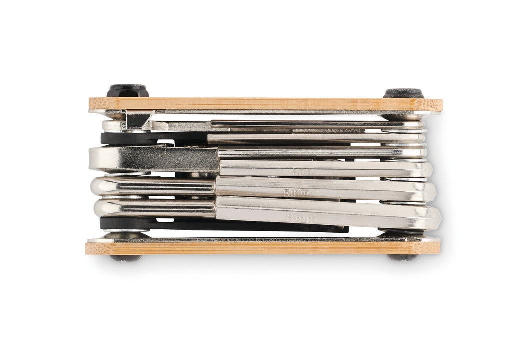 MANO – Multi tool pocket in bamboo – item picture side