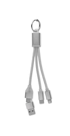 BLUE – 4 in 1 charging cable type C – Silver