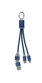BLUE – 4 in 1 charging cable type C – French Navy