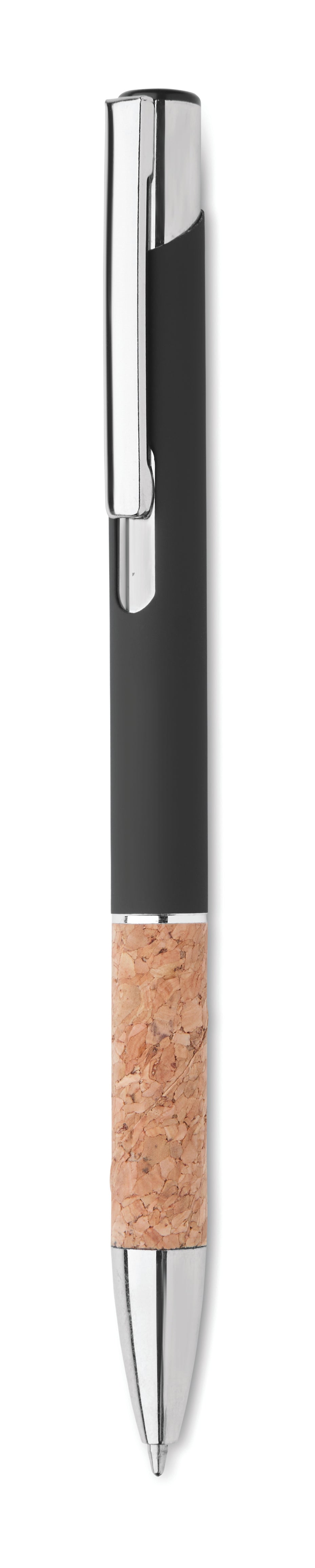 VERIA – Push button aluminium pen – Black